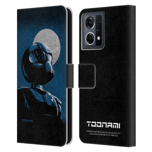 Toonami Graphics Character Art Leather Book Wallet Case Cover For OPPO Reno8 4G