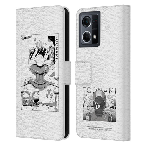 Toonami Graphics Comic Leather Book Wallet Case Cover For OPPO Reno8 4G