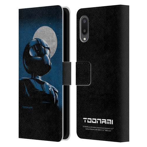 Toonami Graphics Character Art Leather Book Wallet Case Cover For Samsung Galaxy A02/M02 (2021)
