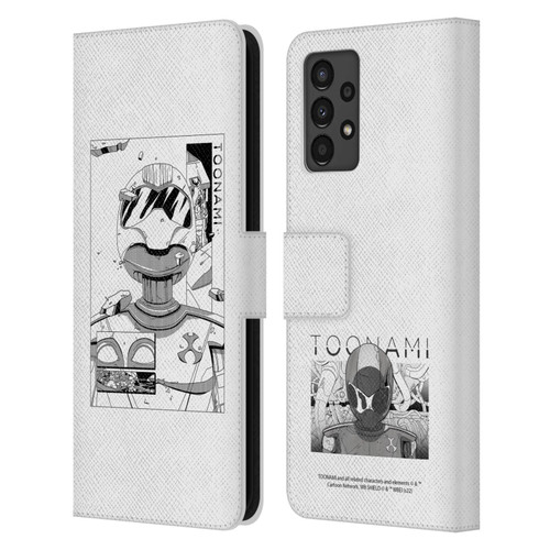 Toonami Graphics Comic Leather Book Wallet Case Cover For Samsung Galaxy A13 (2022)