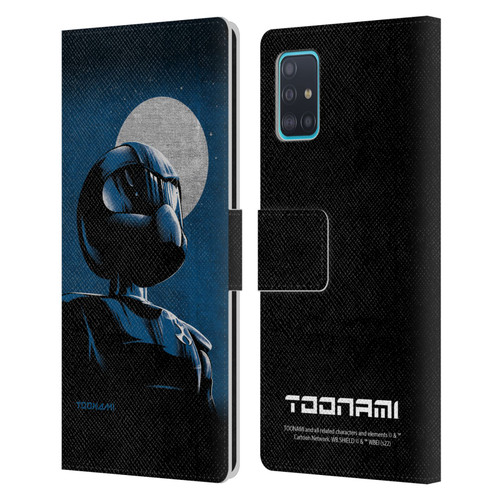 Toonami Graphics Character Art Leather Book Wallet Case Cover For Samsung Galaxy A51 (2019)
