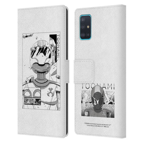 Toonami Graphics Comic Leather Book Wallet Case Cover For Samsung Galaxy A51 (2019)