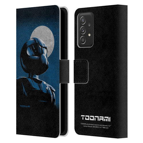 Toonami Graphics Character Art Leather Book Wallet Case Cover For Samsung Galaxy A52 / A52s / 5G (2021)