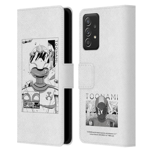 Toonami Graphics Comic Leather Book Wallet Case Cover For Samsung Galaxy A53 5G (2022)