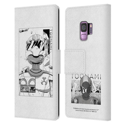 Toonami Graphics Comic Leather Book Wallet Case Cover For Samsung Galaxy S9