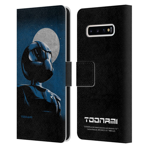 Toonami Graphics Character Art Leather Book Wallet Case Cover For Samsung Galaxy S10+ / S10 Plus