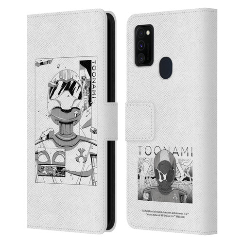 Toonami Graphics Comic Leather Book Wallet Case Cover For Samsung Galaxy M30s (2019)/M21 (2020)