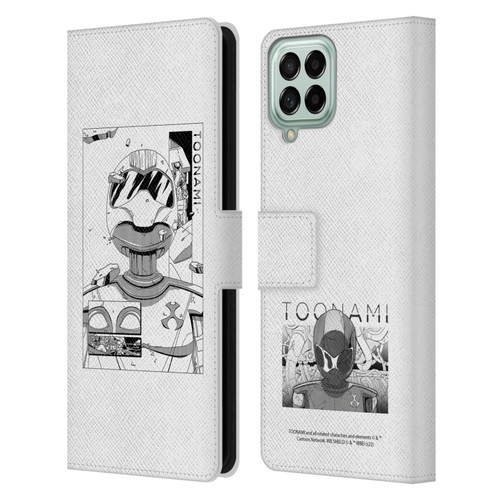 Toonami Graphics Comic Leather Book Wallet Case Cover For Samsung Galaxy M33 (2022)