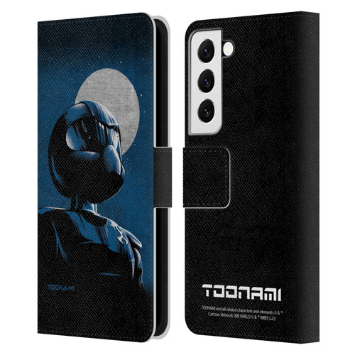 Toonami Graphics Character Art Leather Book Wallet Case Cover For Samsung Galaxy S22 5G