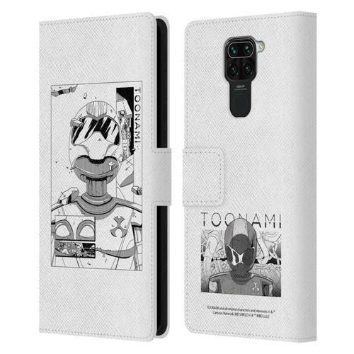 Toonami Graphics Comic Leather Book Wallet Case Cover For Xiaomi Redmi Note 9 / Redmi 10X 4G