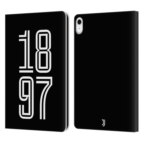 Juventus Football Club History 1897 Portrait Leather Book Wallet Case Cover For Apple iPad 10.9 (2022)