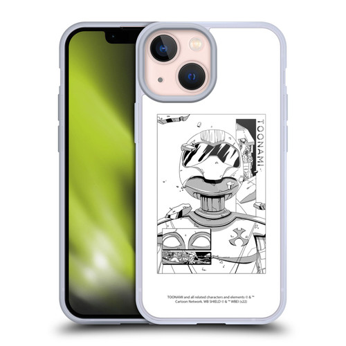 Toonami Graphics Comic Soft Gel Case for Apple iPhone 13 Mini