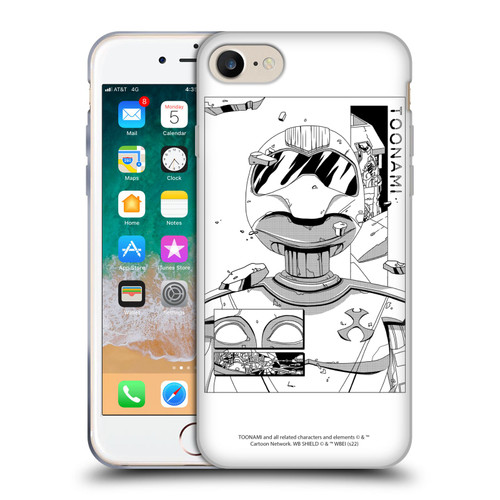 Toonami Graphics Comic Soft Gel Case for Apple iPhone 7 / 8 / SE 2020 & 2022