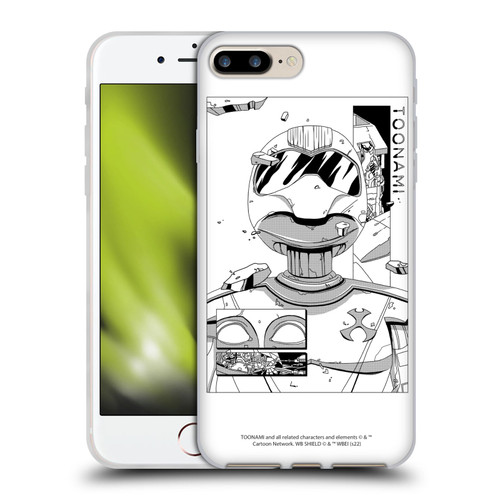 Toonami Graphics Comic Soft Gel Case for Apple iPhone 7 Plus / iPhone 8 Plus