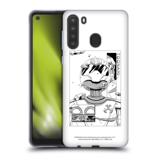Toonami Graphics Comic Soft Gel Case for Samsung Galaxy A21 (2020)