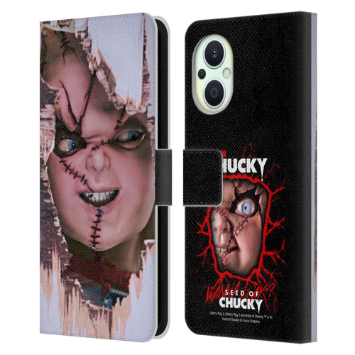 Seed of Chucky Key Art Doll Leather Book Wallet Case Cover For OPPO Reno8 Lite