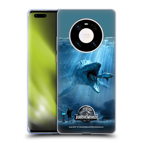 Jurassic World Key Art Mosasaurus Soft Gel Case for Huawei Mate 40 Pro 5G