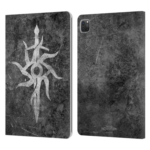 EA Bioware Dragon Age Inquisition Graphics Distressed Symbol Leather Book Wallet Case Cover For Apple iPad Pro 11 2020 / 2021 / 2022