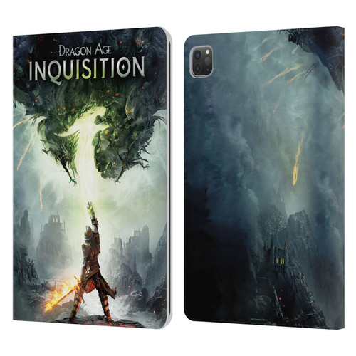 EA Bioware Dragon Age Inquisition Graphics Key Art 2014 Leather Book Wallet Case Cover For Apple iPad Pro 11 2020 / 2021 / 2022