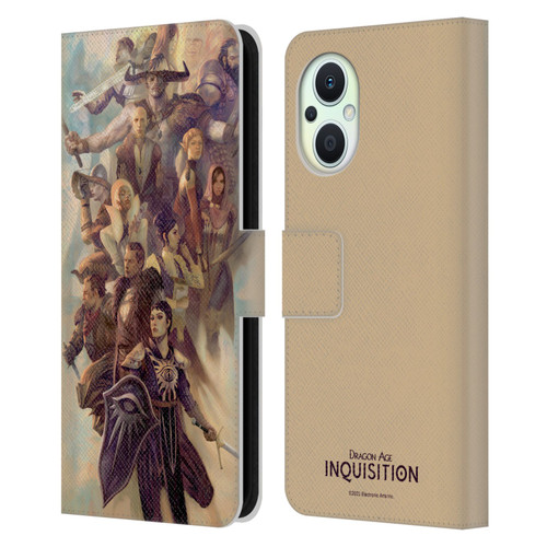 EA Bioware Dragon Age Inquisition Graphics Companions And Advisors Leather Book Wallet Case Cover For OPPO Reno8 Lite