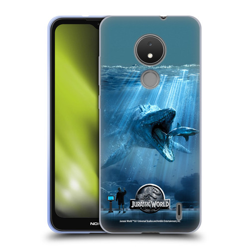 Jurassic World Key Art Mosasaurus Soft Gel Case for Nokia C21