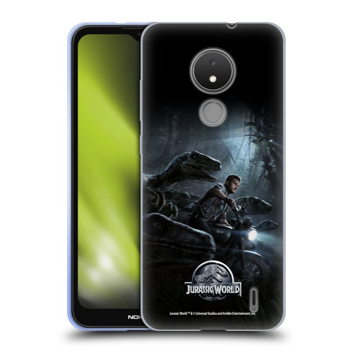 Jurassic World Key Art Owen & Velociraptors Soft Gel Case for Nokia C21