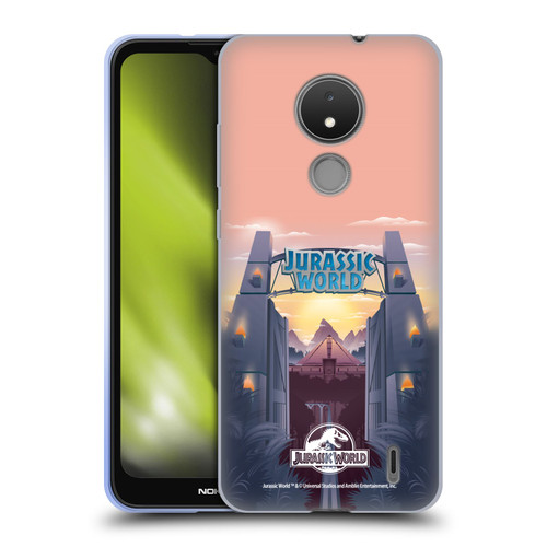 Jurassic World Vector Art Park's Gate Soft Gel Case for Nokia C21