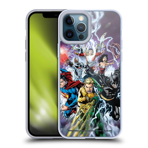 Justice League DC Comics Comic Book Covers New 52 #15 Soft Gel Case for Apple iPhone 12 Pro Max