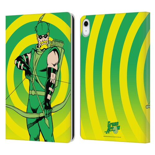 Justice League DC Comics Green Arrow Comic Art Classic Leather Book Wallet Case Cover For Apple iPad 10.9 (2022)