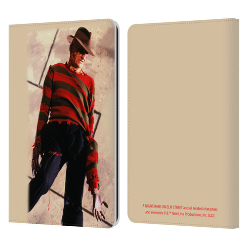 A Nightmare On Elm Street: The Dream Child Graphics Freddy Leather Book Wallet Case Cover For Amazon Kindle Paperwhite 1 / 2 / 3