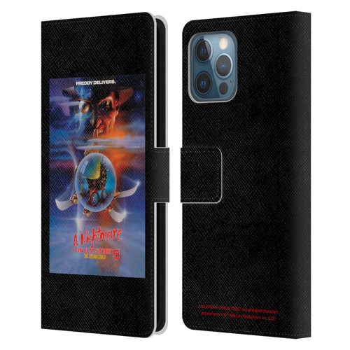 A Nightmare On Elm Street: The Dream Child Graphics Poster Leather Book Wallet Case Cover For Apple iPhone 12 Pro Max