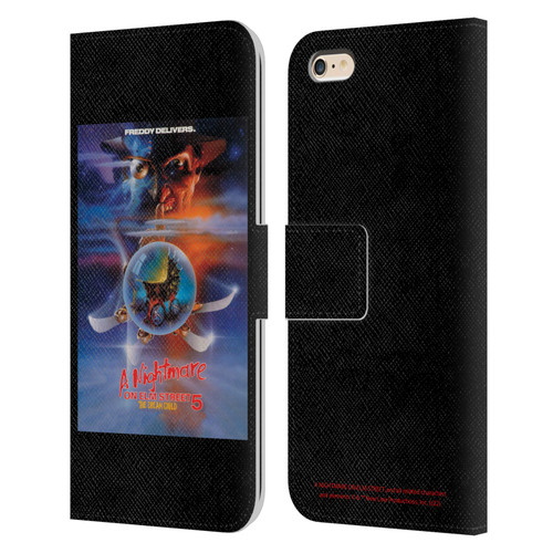 A Nightmare On Elm Street: The Dream Child Graphics Poster Leather Book Wallet Case Cover For Apple iPhone 6 Plus / iPhone 6s Plus
