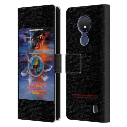 A Nightmare On Elm Street: The Dream Child Graphics Poster Leather Book Wallet Case Cover For Nokia C21