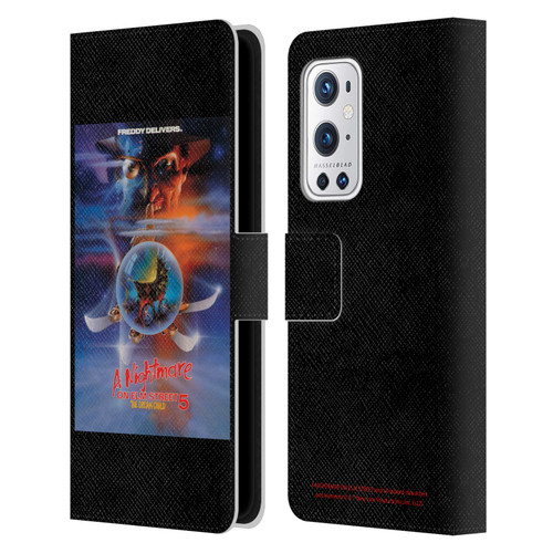 A Nightmare On Elm Street: The Dream Child Graphics Poster Leather Book Wallet Case Cover For OnePlus 9 Pro