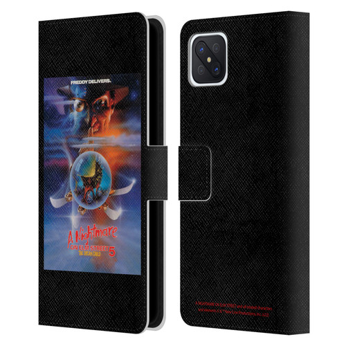 A Nightmare On Elm Street: The Dream Child Graphics Poster Leather Book Wallet Case Cover For OPPO Reno4 Z 5G