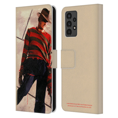 A Nightmare On Elm Street: The Dream Child Graphics Freddy Leather Book Wallet Case Cover For Samsung Galaxy A13 (2022)