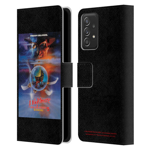 A Nightmare On Elm Street: The Dream Child Graphics Poster Leather Book Wallet Case Cover For Samsung Galaxy A52 / A52s / 5G (2021)