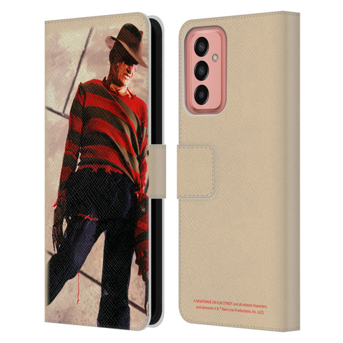 A Nightmare On Elm Street: The Dream Child Graphics Freddy Leather Book Wallet Case Cover For Samsung Galaxy M13 (2022)