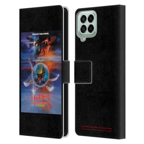 A Nightmare On Elm Street: The Dream Child Graphics Poster Leather Book Wallet Case Cover For Samsung Galaxy M53 (2022)