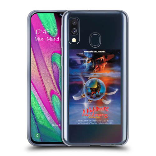 A Nightmare On Elm Street: The Dream Child Graphics Poster Soft Gel Case for Samsung Galaxy A40 (2019)