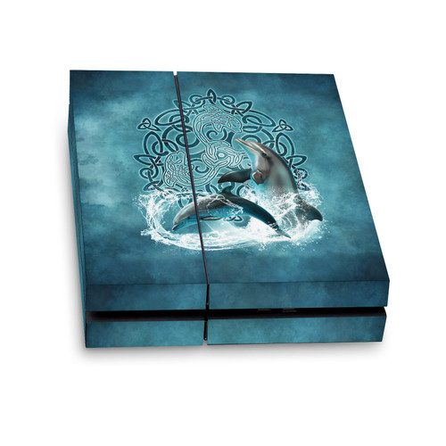 Brigid Ashwood Art Mix Dolphin Vinyl Sticker Skin Decal Cover for Sony PS4 Console