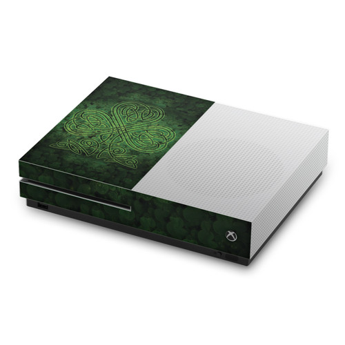 Brigid Ashwood Art Mix Irish Shamrock Vinyl Sticker Skin Decal Cover for Microsoft Xbox One S Console