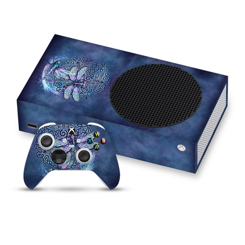 Brigid Ashwood Art Mix Dragonfly Vinyl Sticker Skin Decal Cover for Microsoft Series S Console & Controller