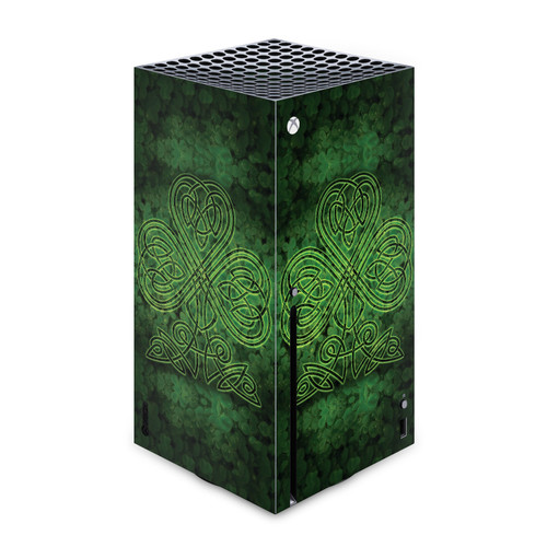 Brigid Ashwood Art Mix Irish Shamrock Vinyl Sticker Skin Decal Cover for Microsoft Xbox Series X