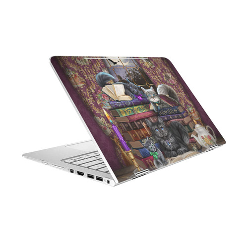 Brigid Ashwood Cats Storytime Cats And Books Vinyl Sticker Skin Decal Cover for HP Spectre Pro X360 G2
