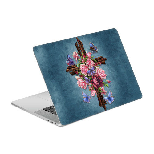 Brigid Ashwood Crosses Flower Vinyl Sticker Skin Decal Cover for Apple MacBook Pro 15.4" A1707/A1990