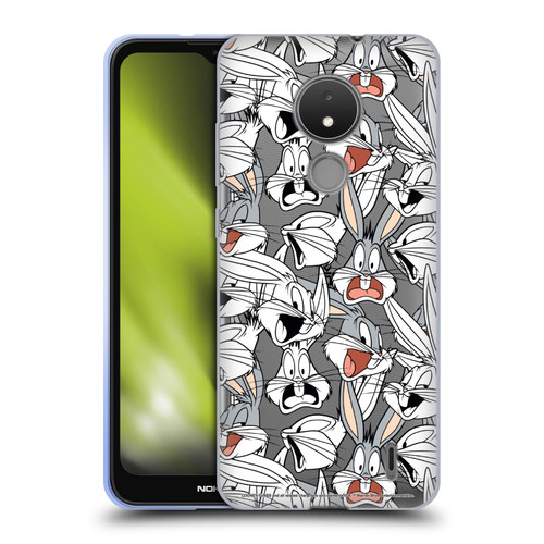 Looney Tunes Patterns Bugs Bunny Soft Gel Case for Nokia C21