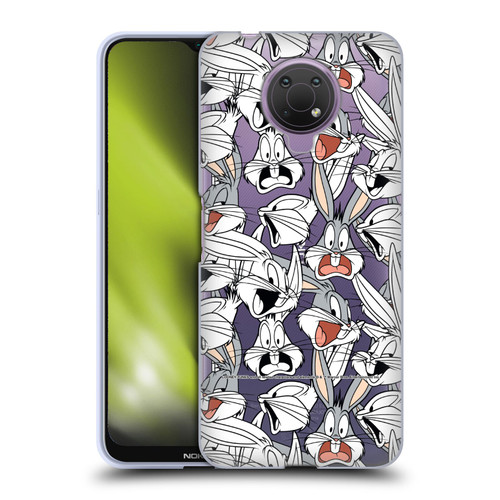 Looney Tunes Patterns Bugs Bunny Soft Gel Case for Nokia G10