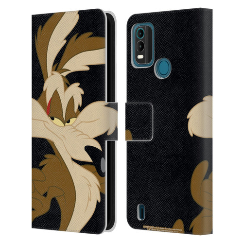 Looney Tunes Characters Wile E. Coyote Leather Book Wallet Case Cover For Nokia G11 Plus