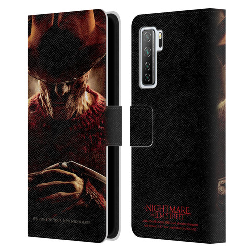 A Nightmare On Elm Street (2010) Graphics Freddy Key Art Leather Book Wallet Case Cover For Huawei Nova 7 SE/P40 Lite 5G